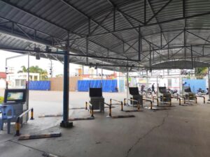 Kiểm soát xe tại nhà máy YIDA Campuchia