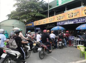bãi đỗ xe truyền thống