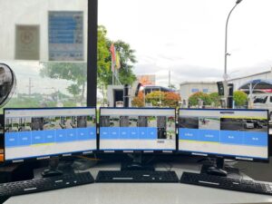 Giao diện phần mềm giữ xe thông minh TParking