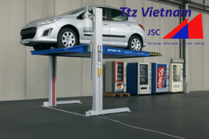 bãi đỗ xe kiểu thang nâng đơn Stacker Parking