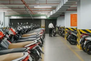 bãi đỗ xe máy