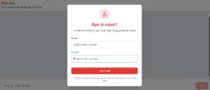Đăng nhập chatbot