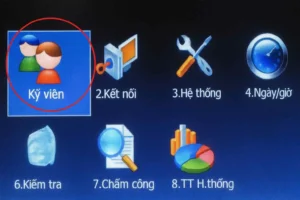 hướng dẫn lấy dấu vân tay máy chấm công