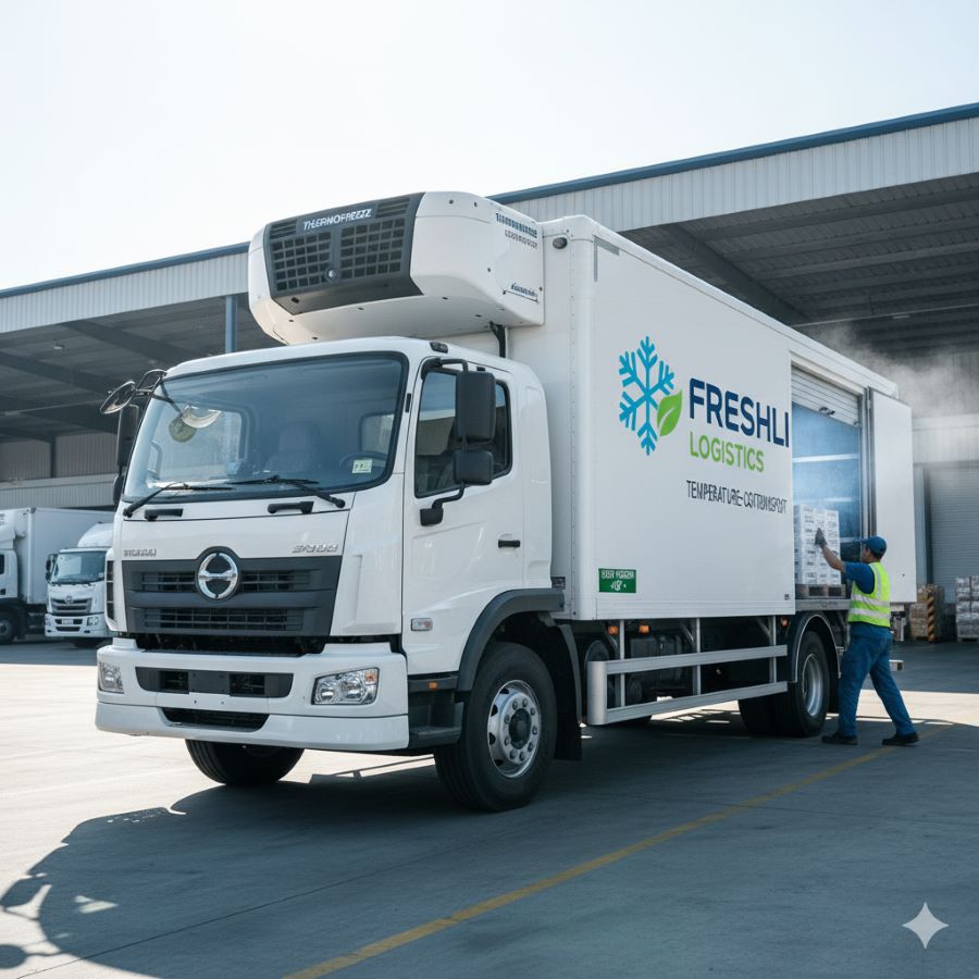 xe đông lạnh, một trong các loại xe tải phổ biến hiện nay