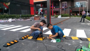 sai lầm khi lắp gờ giảm tốc