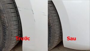 có nên sơn lại xe bị cước không
