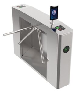 cổng xoay 3 càng dạng trụ dài